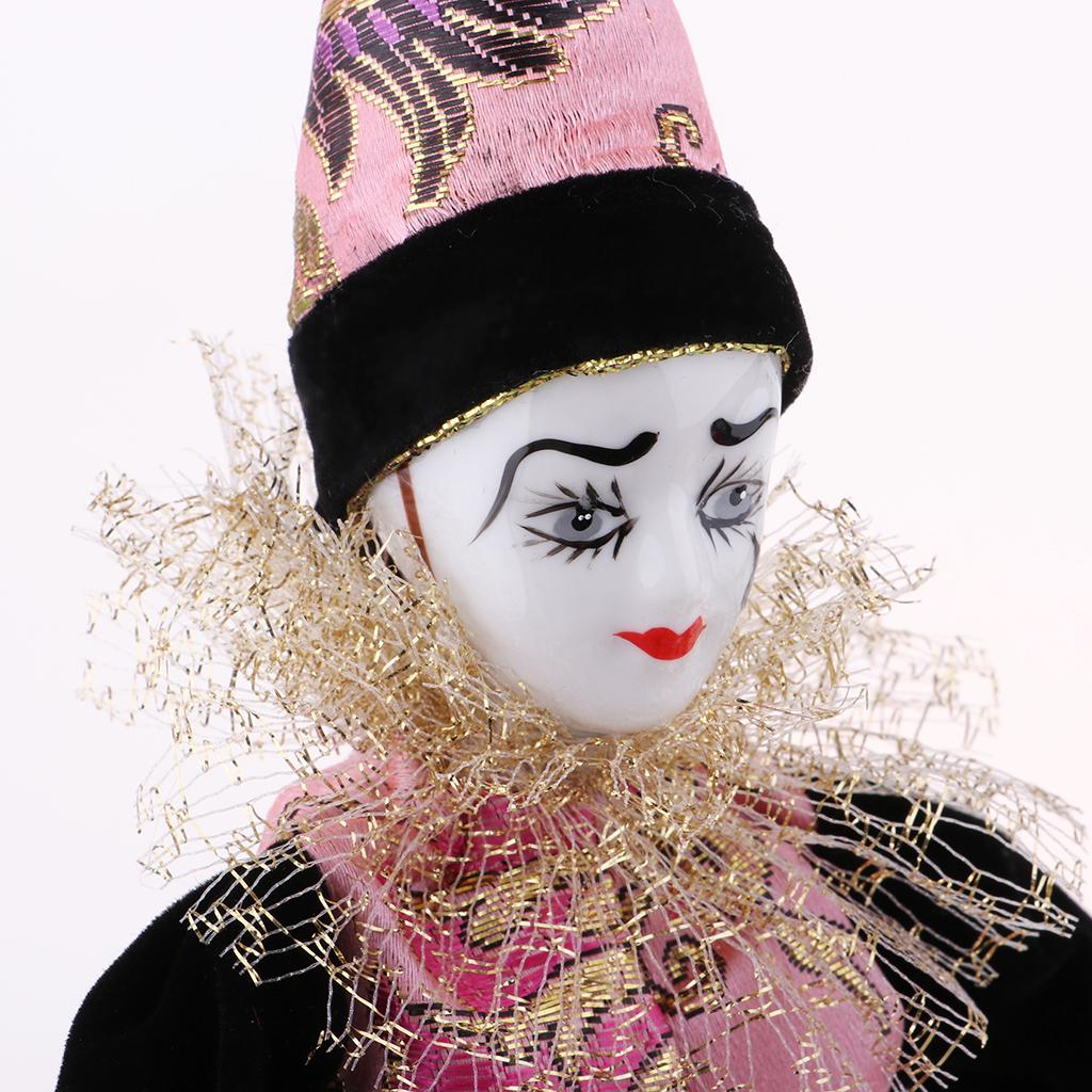 Vintage Collectible Porcelain Dolls - Boneka Badut Porselen 22cm Koleksi Miniatur