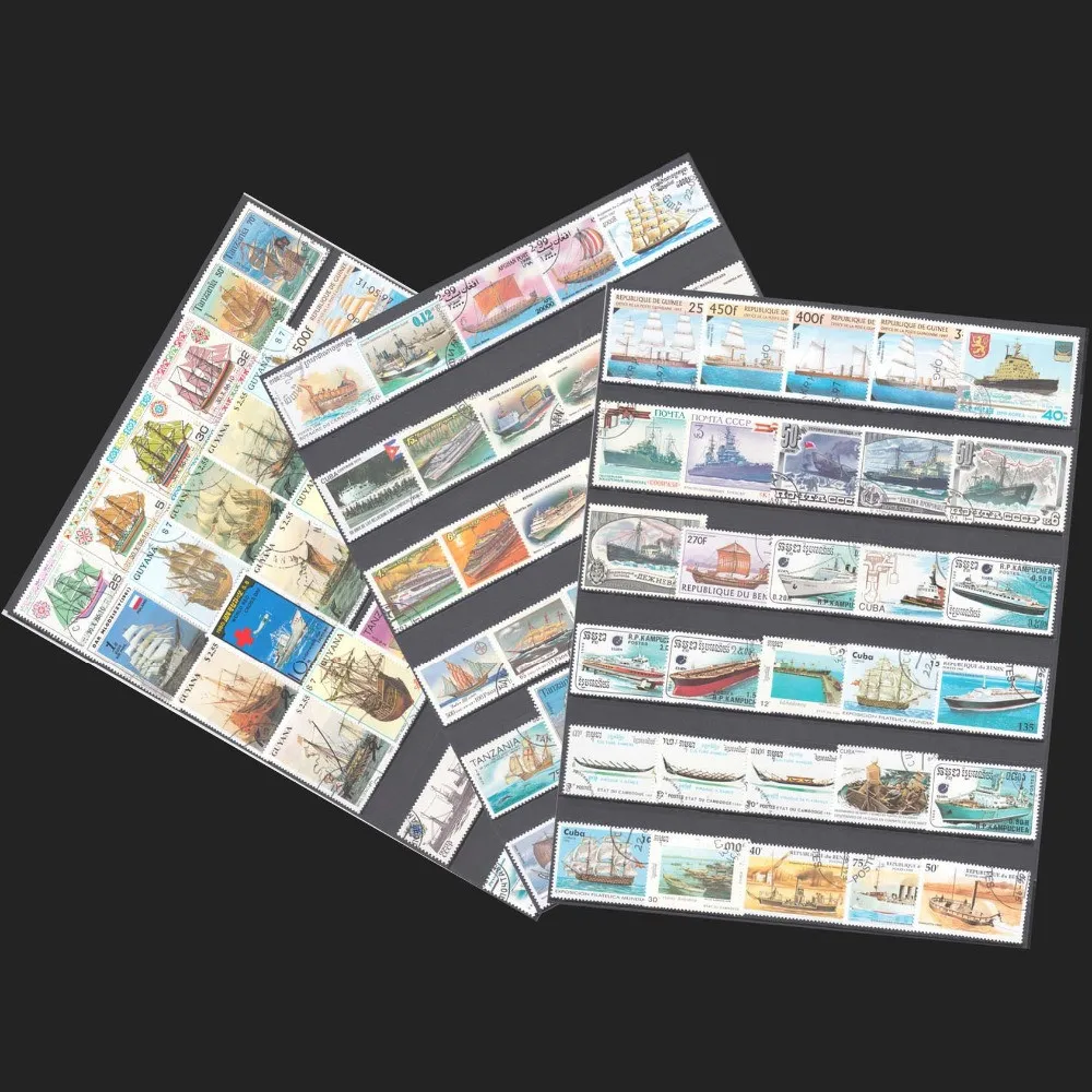 Collectible Vintage Postage Stamps - 100 Perangko Khusus Kapal dan Perahu