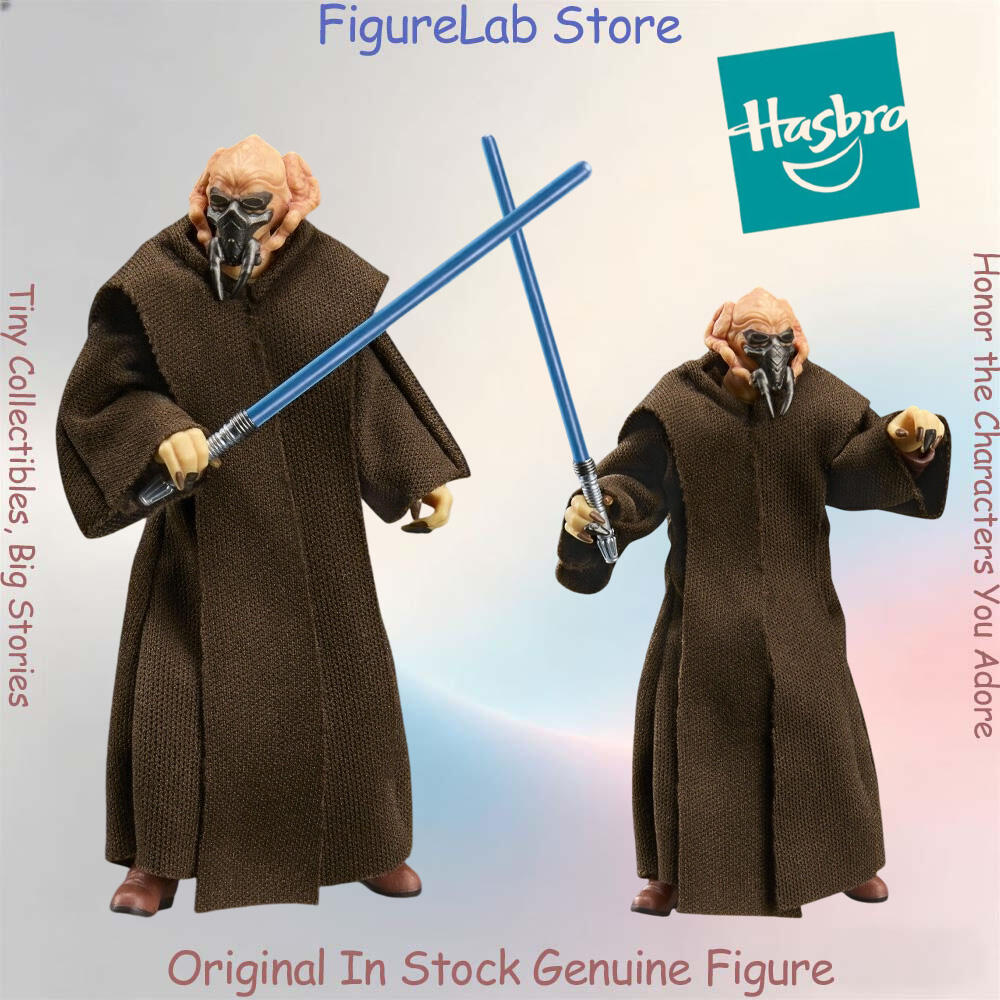 Vintage Star Wars Collectible - Figur Plo Koon Asli Resmi Koleksi