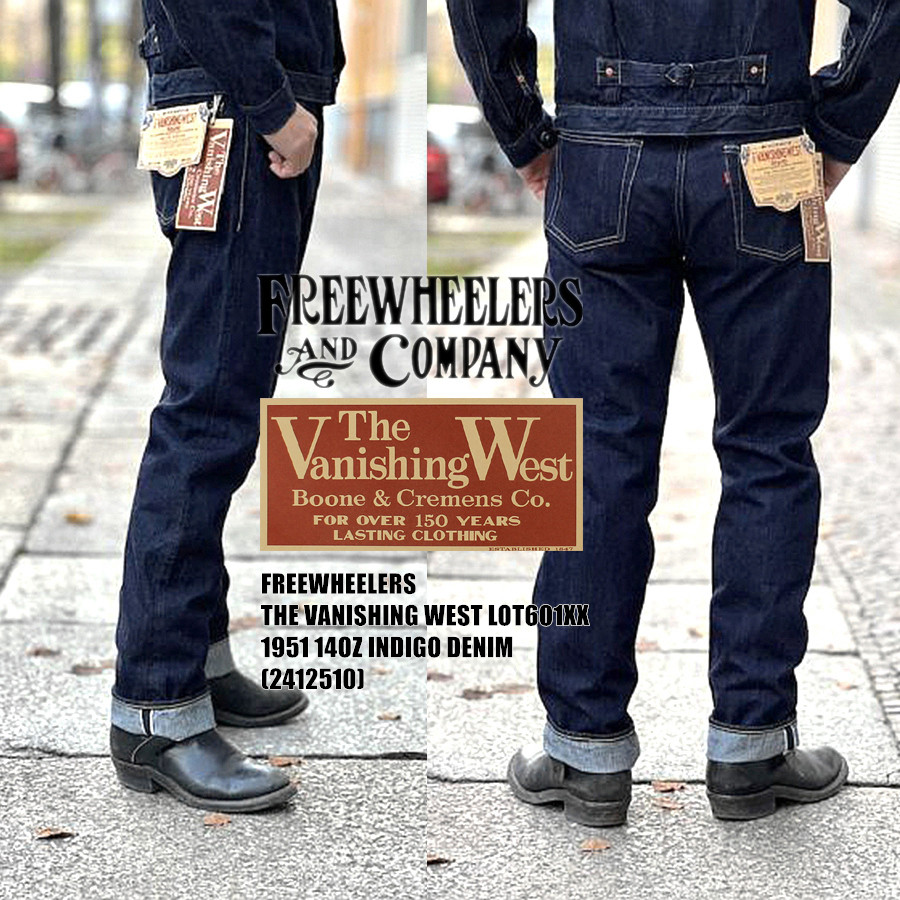 Levis Jeans 501 - FREEWHEELERS 601XX 1951, lima tas jeans