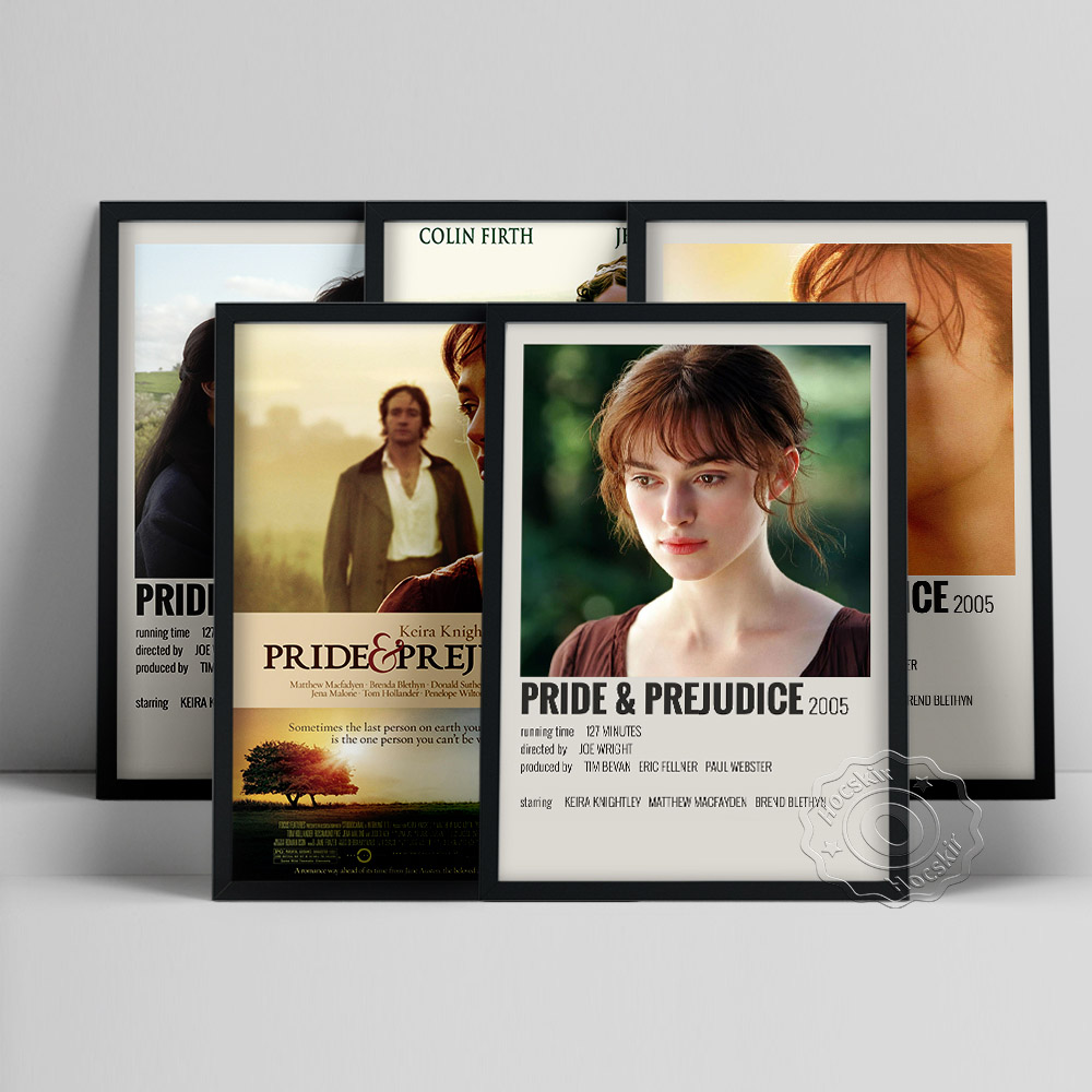Vintage And Collectible Books - Poster Film Pride & Prejudice, Gambar