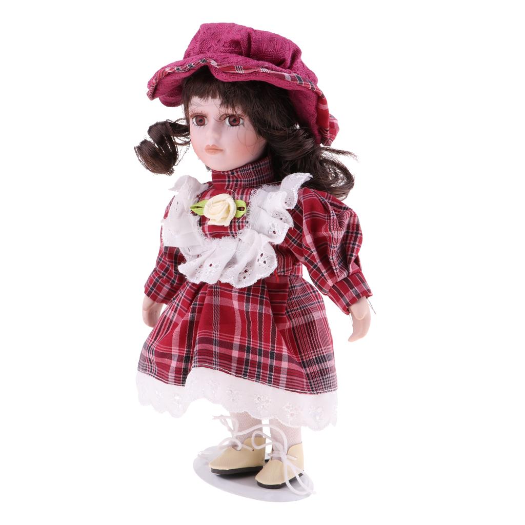 Vintage Collectible Porcelain Dolls - Boneka Miniatur Rumah Boneka Porselen Koleksi