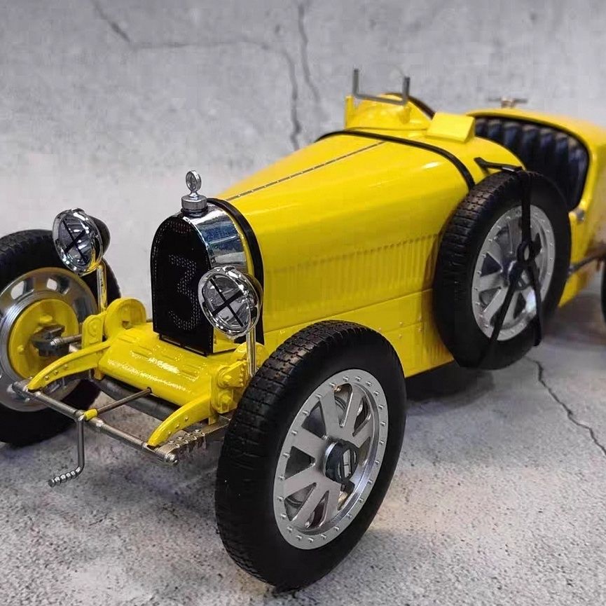 Vintage Collectible Model Cars - NOREV 1/12 Bugatti T35 Convertible Mobil