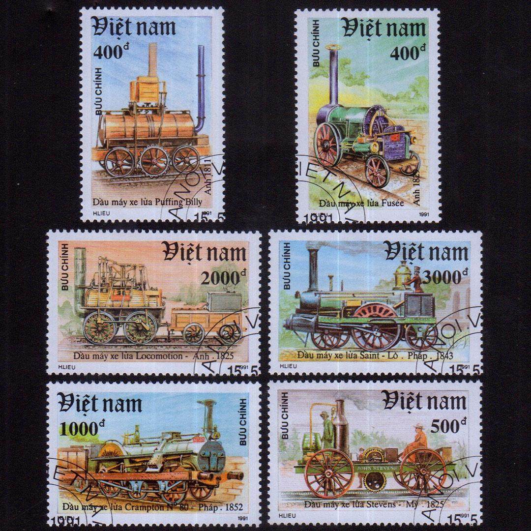 Collectible Vintage Postage Stamps - Perangko Pos Vietnam Berstempel Tanggal Y1991