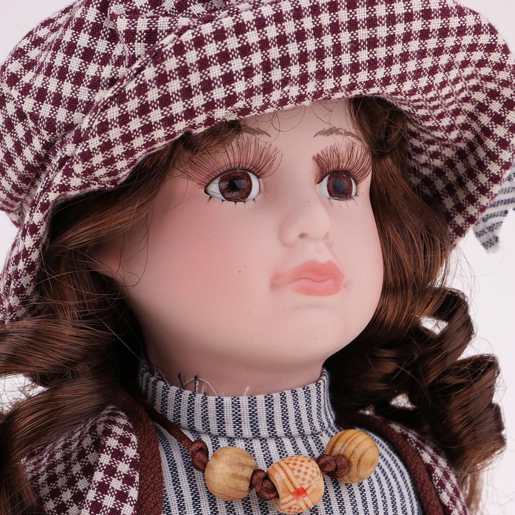 Vintage Collectible Porcelain Dolls - Boneka Porselen Keramik Topi Antik 16