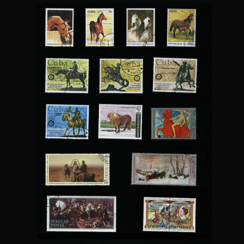 Perangko 50 Kuda Berbeda Peran - Collectible Vintage Postage Stamps ulasan dan harga