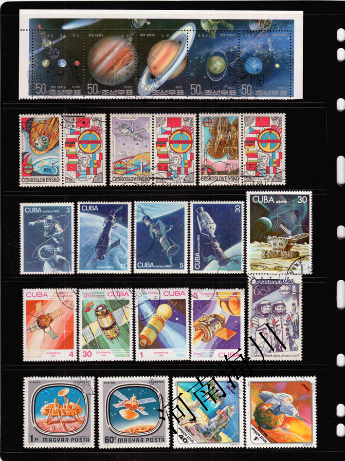 100 Perangko Luar Angkasa Berb - Collectible Vintage Postage Stamps ulasan dan harga