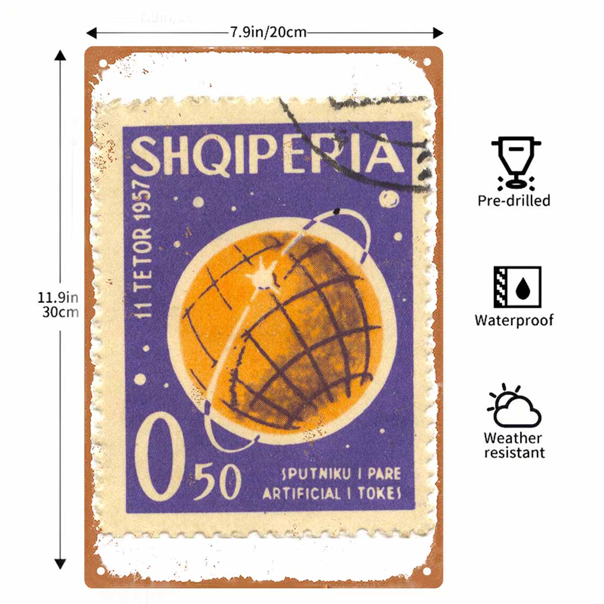 2D FLAT 1pc Vintage Albania 19 - Collectible Vintage Postage Stamps ulasan dan harga