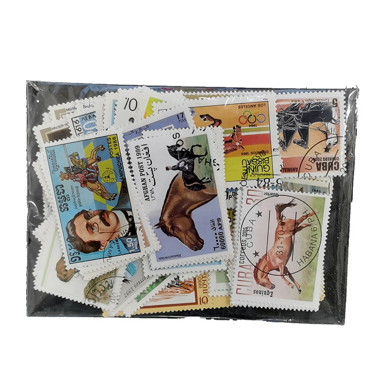 100 Stempel Kuda Berbeda Tanpa - Collectible Vintage Postage Stamps ulasan dan harga