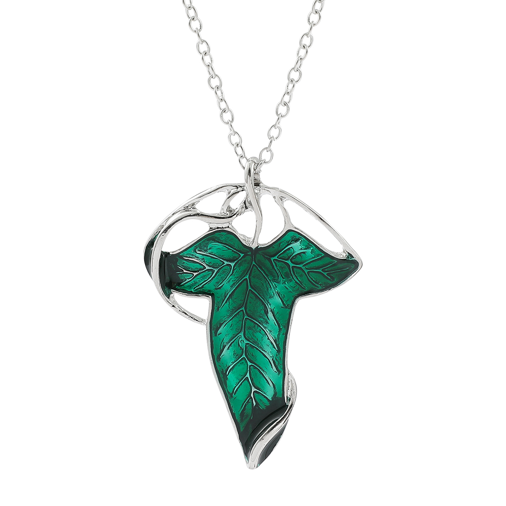 Kalung Liontin Daun Hijau Vint - Vintage Jewelry Collection ulasan dan harga