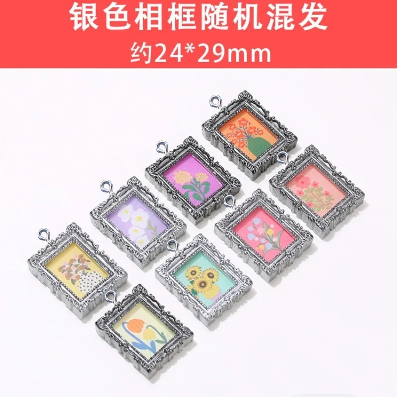 10 Buah Liontin Bingkai Foto R - Vintage Jewelry Collection ulasan dan harga
