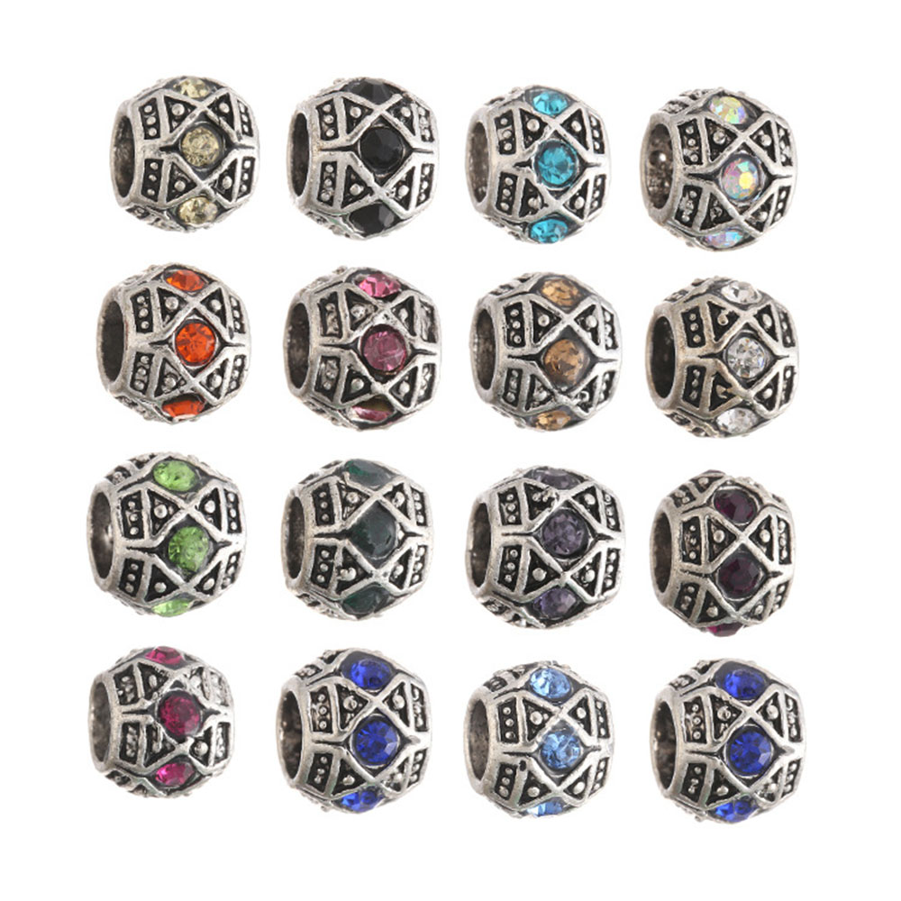 10 Pcs Manik-manik Logam Berlu - Vintage Jewelry Collection ulasan dan harga